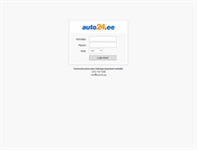 Tablet Screenshot of admin.auto24.ee